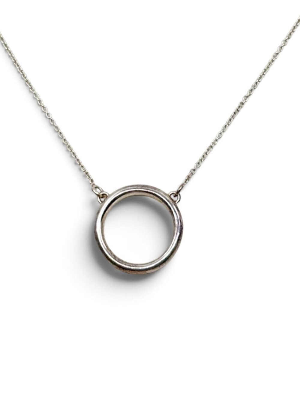 sterling silver circle necklace - GM1021